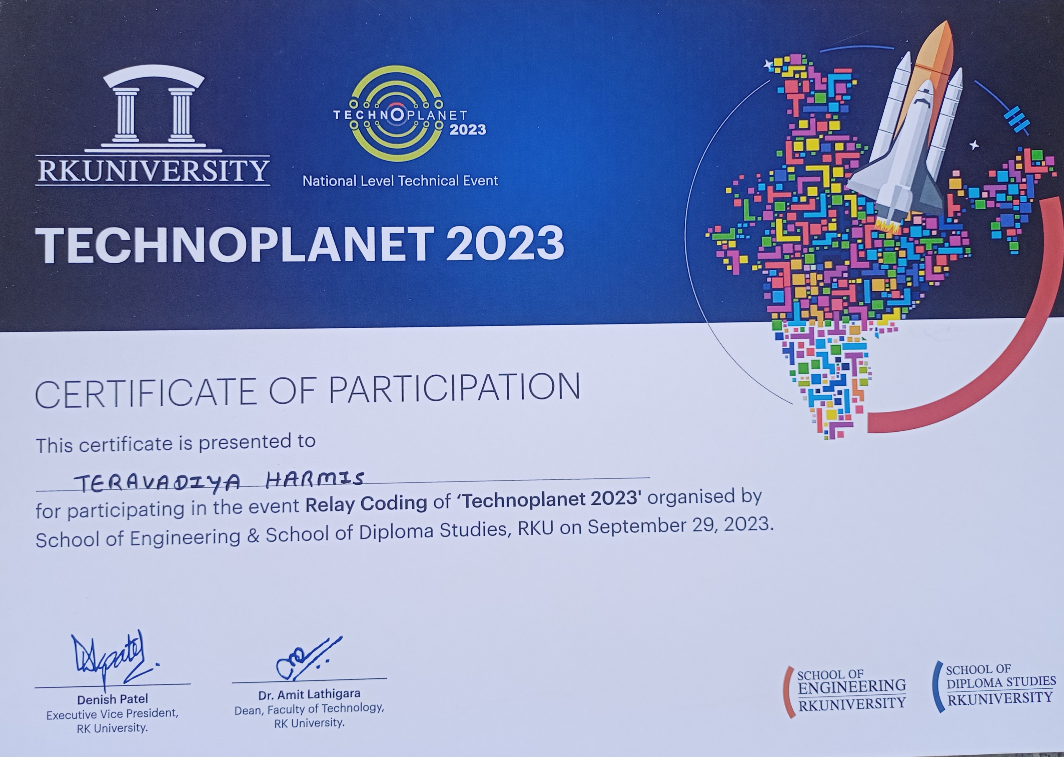 4th Rank - Technoplanet Relay Coding (2023)