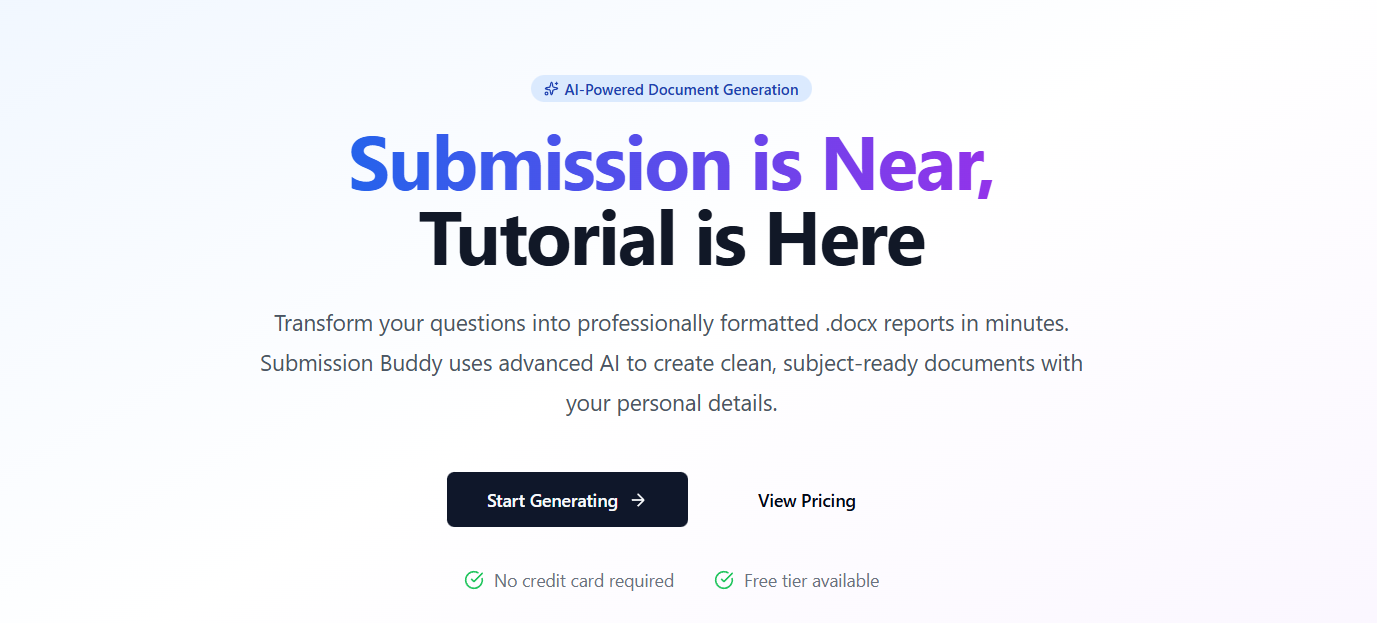 The Submission Buddy